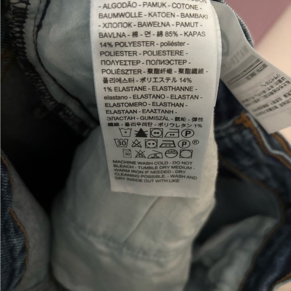 Levi's | Women's Ribcage Straight Leg Jeans Size 29 Medium Wash Button Fly - Picture 8 of 9